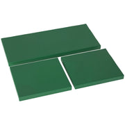 Outdoor Seat Cushion Pads For Rattan Furniture, 3 PCs Garden Furniture Cushions, Green